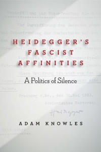 Kirjan kansi "Heidegger's Fascist Affinities"