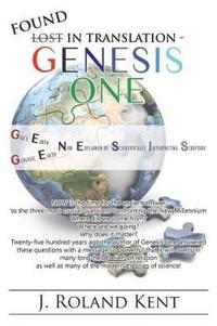 Kirjan kansi "Found in Translation - GENESIS ONE"