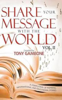Kirjan kansi "Share Your Message with the World"