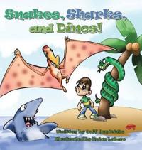 Bokomslag för "Snakes, Sharks, and Dinos!"
