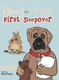Kirjan kansi "Hammy and Murph's First Sleepover"