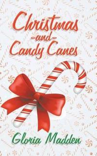Kirjan kansi "CHRISTMAS AND CANDY CANES"