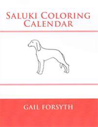 Saluki Coloring Calendar