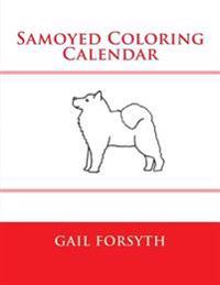 Samoyed Coloring Calendar