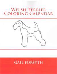 Welsh Terrier Coloring Calendar