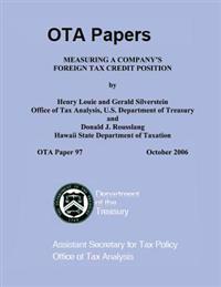 Measuring a Company's Foreign Tax Credit Position