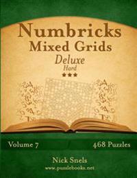 Numbricks Mixed Grids Deluxe - Hard - Volume 7 - 468 Logic Puzzles