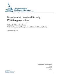 Bokomslag för "Department of Homeland Security: Fy2015 Appropriations"