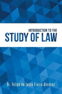Kirjan kansi "Introduction to the Study of Law"