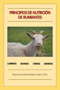 Kirjan kansi "Principios de nutrición de rumiantes"