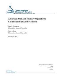 American War and Military Operations Casualties: Lists and Statistics