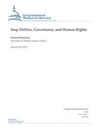 Kirjan kansi "Iraq: Politics, Governance, and Human Rights"