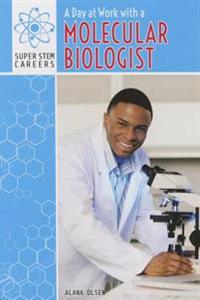 Kirjan kansi "A Day at Work with a Molecular Biologist"