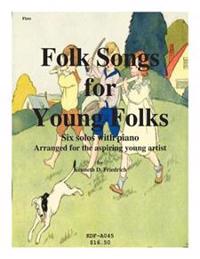 Folk Songs for Young Folks - flute and piano