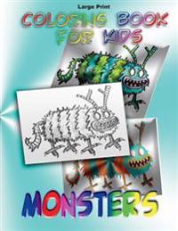 Coloring Book for Kids: Monsters