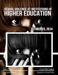 Bokomslag för "Sexual Violence at Institutions of Higher Education"