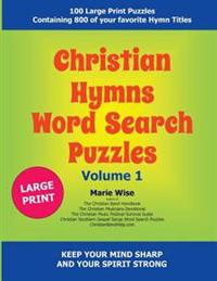Christian Hymns Word Search Puzzles