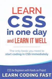 Learn CSS in One Day and Learn It Well