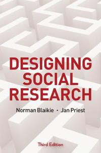 Kirjan kansi "Designing Social Research"