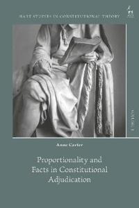 Kirjan kansi "Proportionality and Facts in Constitutional Adjudication"