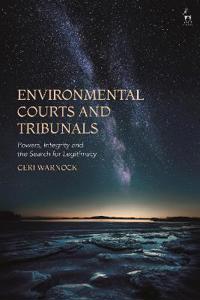 Kirjan kansi "Environmental Courts and Tribunals"