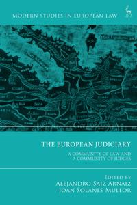 Kirjan kansi "The European Judiciary"