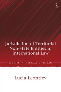 Jurisdiction of Territorial Non-State Entities in International Law
