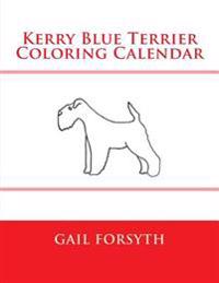 Kerry Blue Terrier Coloring Calendar