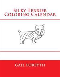 Silky Terrier Coloring Calendar