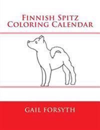 Finnish Spitz Coloring Calendar