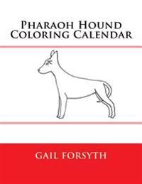 Pharaoh Hound Coloring Calendar