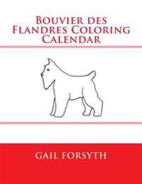 Bouvier des Flandres Coloring Calendar