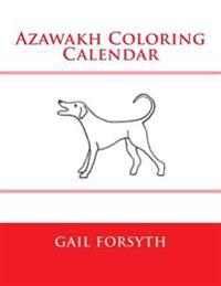 Azawakh Coloring Calendar