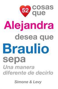 52 Cosas Que Alejandra Desea Que Braulio Sepa: Una Manera Diferente de Decirlo