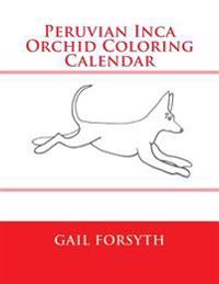 Peruvian Inca Orchid Coloring Calendar