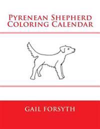 Pyrenean Shepherd Coloring Calendar
