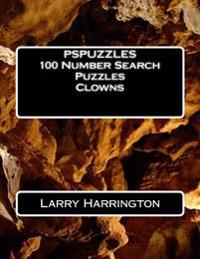 PSPUZZLES 100 Number Search Puzzles Clowns