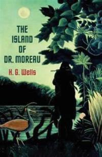 Kirjan kansi "The Island of Doctor Moreau"