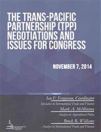 Kirjan kansi "The Trans-Pacific Partnership (Tpp) Negotiations and Issues for Congress"