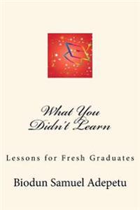 What You Didn't Learn
