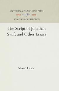 Script of Jonathan Swift and Other Essays