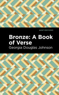 Bokomslag för "Bronze: A Book of Verse"