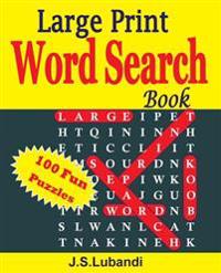 Large Print Word Search Book