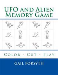 UFO and Alien Memory Game: Color - Cut - Play