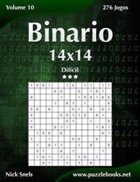 Binario 14x14 - Difícil - Volume 10 - 276 Jogos