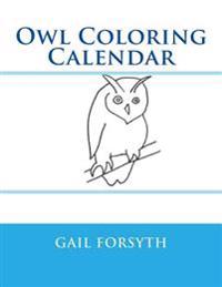 Owl Coloring Calendar