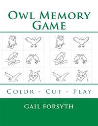 Owl Memory Game: Color - Cut - Play