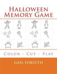 Halloween Memory Game: Color - Cut - Play