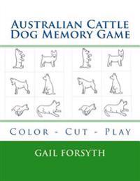 Australian Cattle Dog Memory Game: Color - Cut - Play