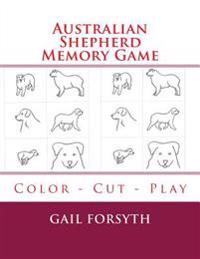Australian Shepherd Memory Game: Color - Cut - Play